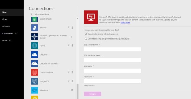 create new app step4