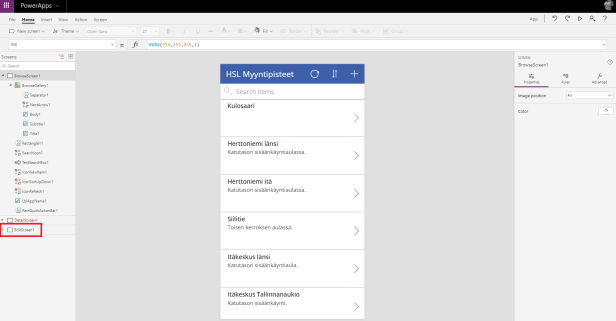 create new app step7 with edit