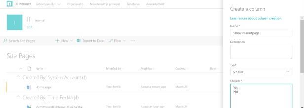sps metadata sp intra it column 1