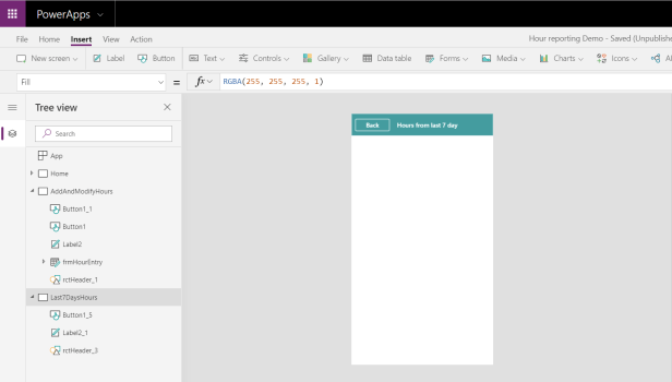 project hours canvas app reporting step 1.png